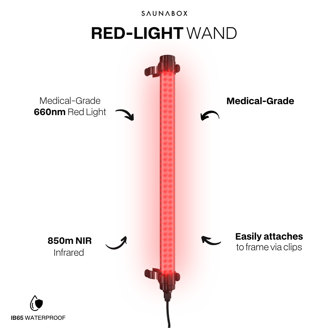 SaunaBox® Red-Light Wand Add-On