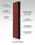 The Nova XL: Full Body Red Light Panel with Near Infrared