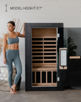 SaunaBoxยฎ Solara: 1-Person Full Spectrum Infrared Sauna