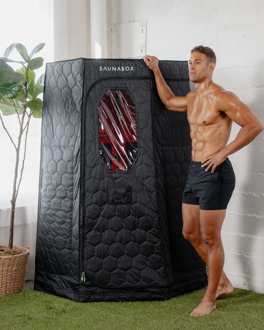 SaunaBox® Pulse PRO: Infrared Sauna with Red-light Therapy