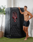 SaunaBox® Pulse PRO: Infrared Sauna with Red-light Therapy