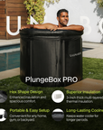 PlungeBox PRO: Enhanced Thermal Insulation Tub