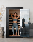 SaunaBoxยฎ Solara: 1-Person Full Spectrum Infrared Sauna