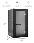 SaunaBoxยฎ Solara: 1-Person Full Spectrum Infrared Sauna