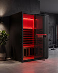 SaunaBoxยฎ Solara 2-Person: Full Spectrum Infrared Sauna