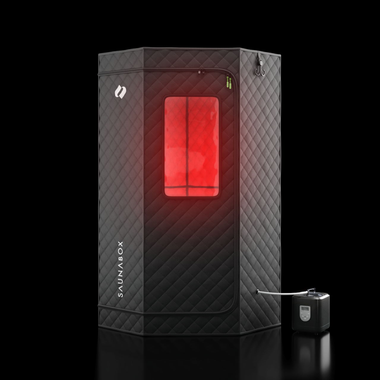 SaunaBox® SmartSteam Pro With Red-Light Therapy