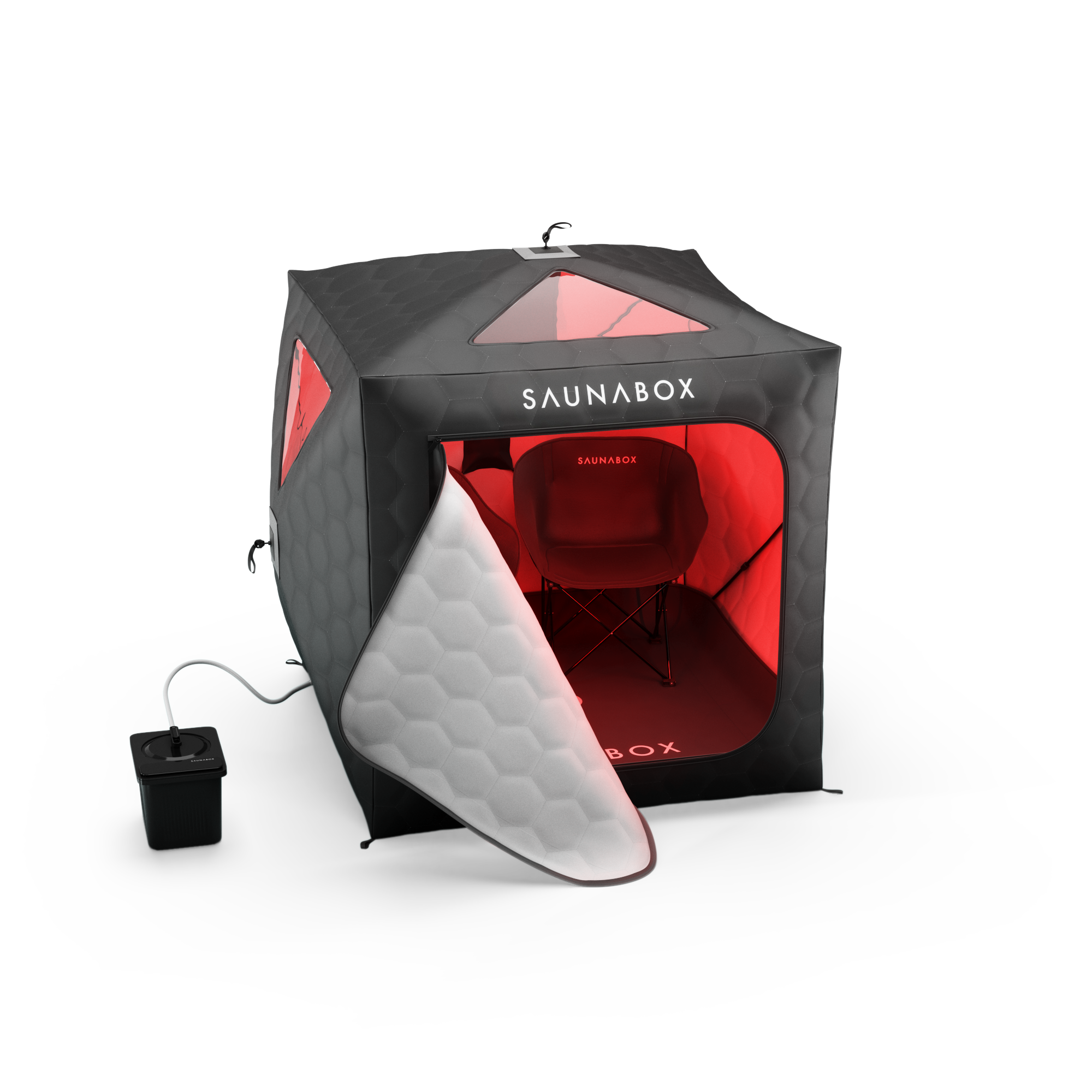 SaunaBox® SmartSteam XL with Red Light Therapy