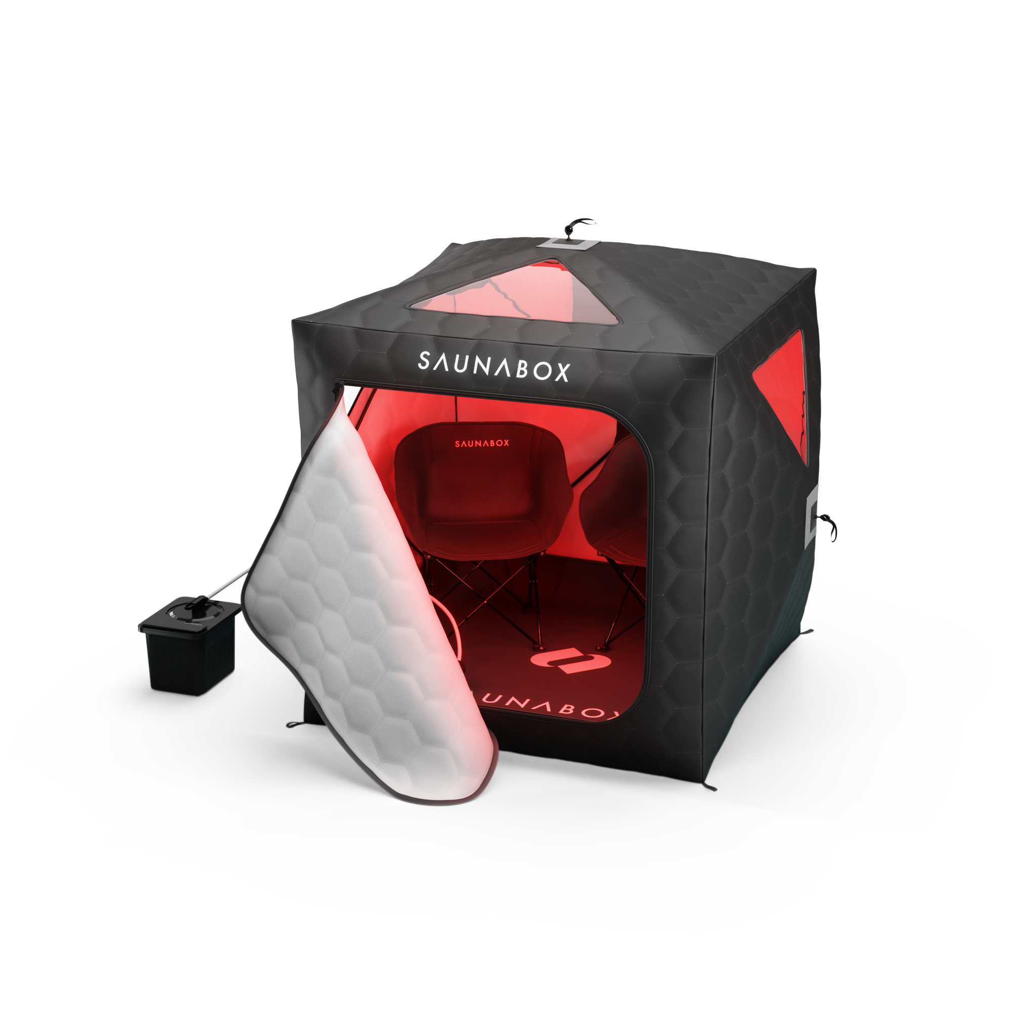 SaunaBox® SmartSteam XL with Red Light Therapy