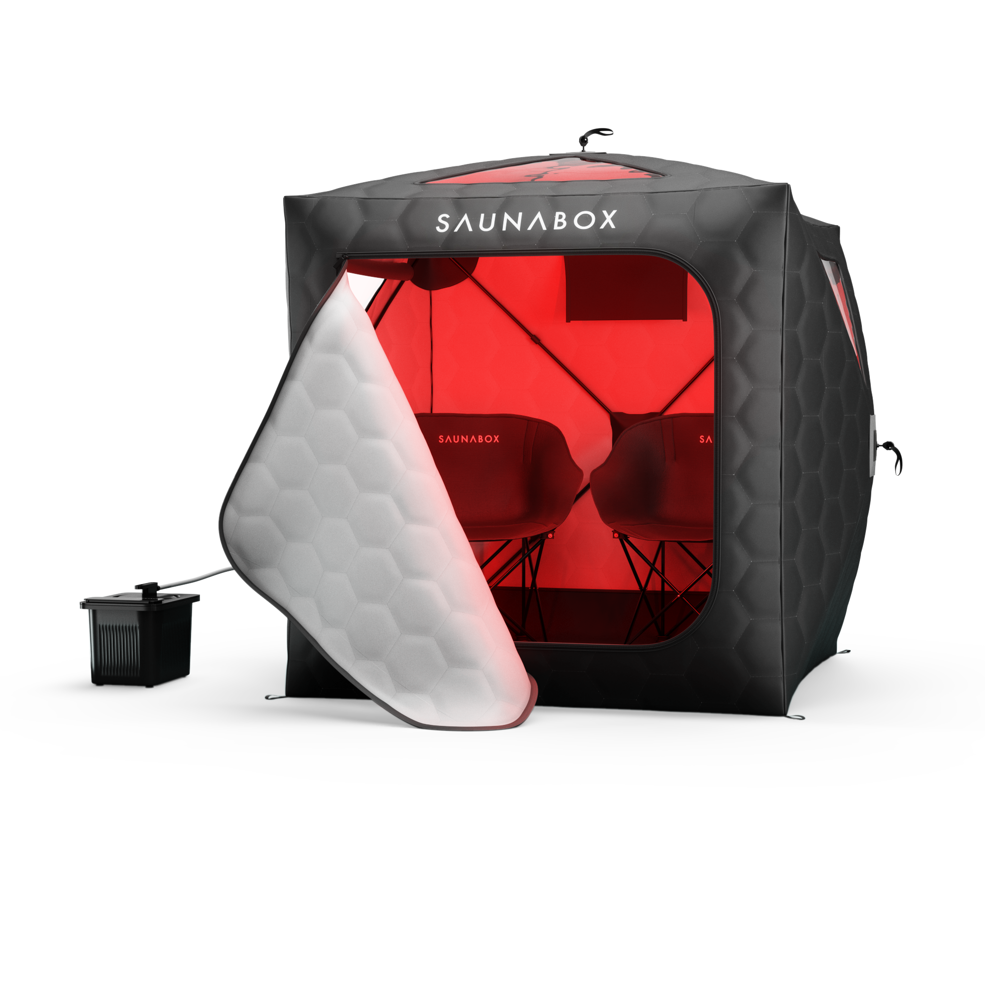 SaunaBox® SmartSteam XL with Red Light Therapy