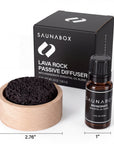Saunabox Lava Rock with Invigorate Blend