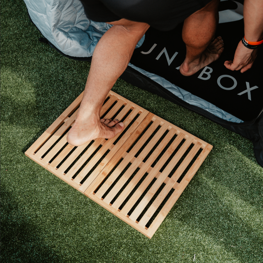 Bamboo Foldable Sauna Mat – SAUNABOX