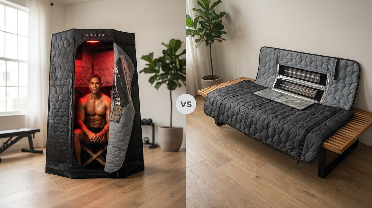 SaunaBox Pulse PRO vs HigherDOSE Infrared Sauna Blanket (2026): Same $699, Very Different Device