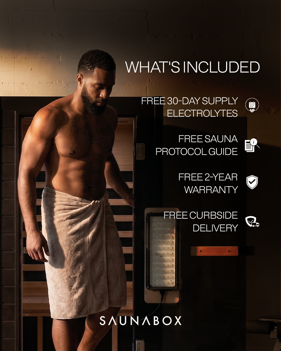 SaunaBox® Solara: Full Spectrum Infrared Sauna