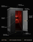 SaunaBox® Forge 1-Person: Traditional Finnish Sauna