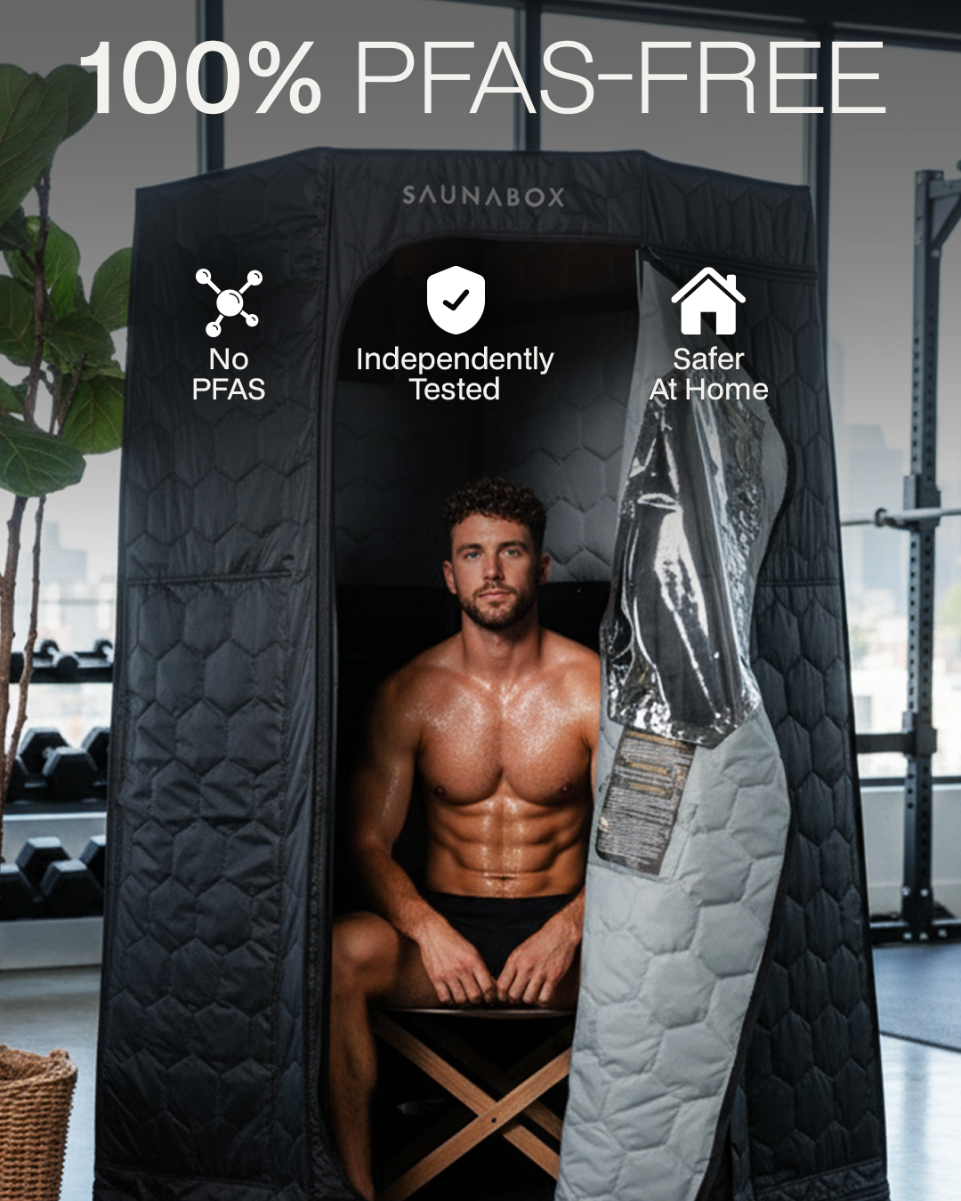 SaunaBox® Pulse PRO: Infrared Sauna with Red-light Therapy