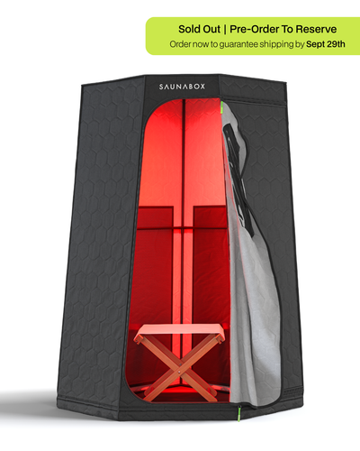 SaunaBox® Pulse PRO: Infrared Sauna with Red-light Therapy