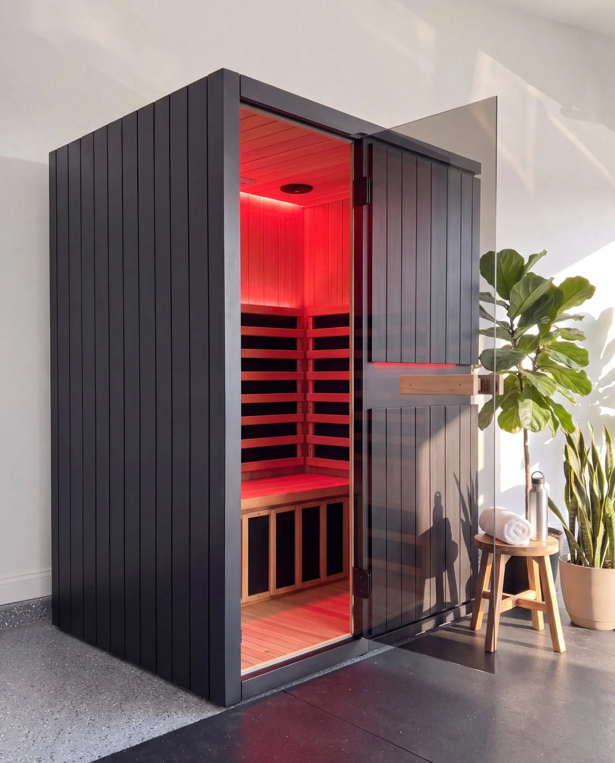 SaunaBox® Solara 2-Person: Full Spectrum Infrared Sauna