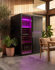 SaunaBox® Solara 2-Person: Full Spectrum Infrared Sauna