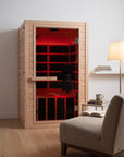 SaunaBox® Solara: 1-Person Full Spectrum Infrared Sauna