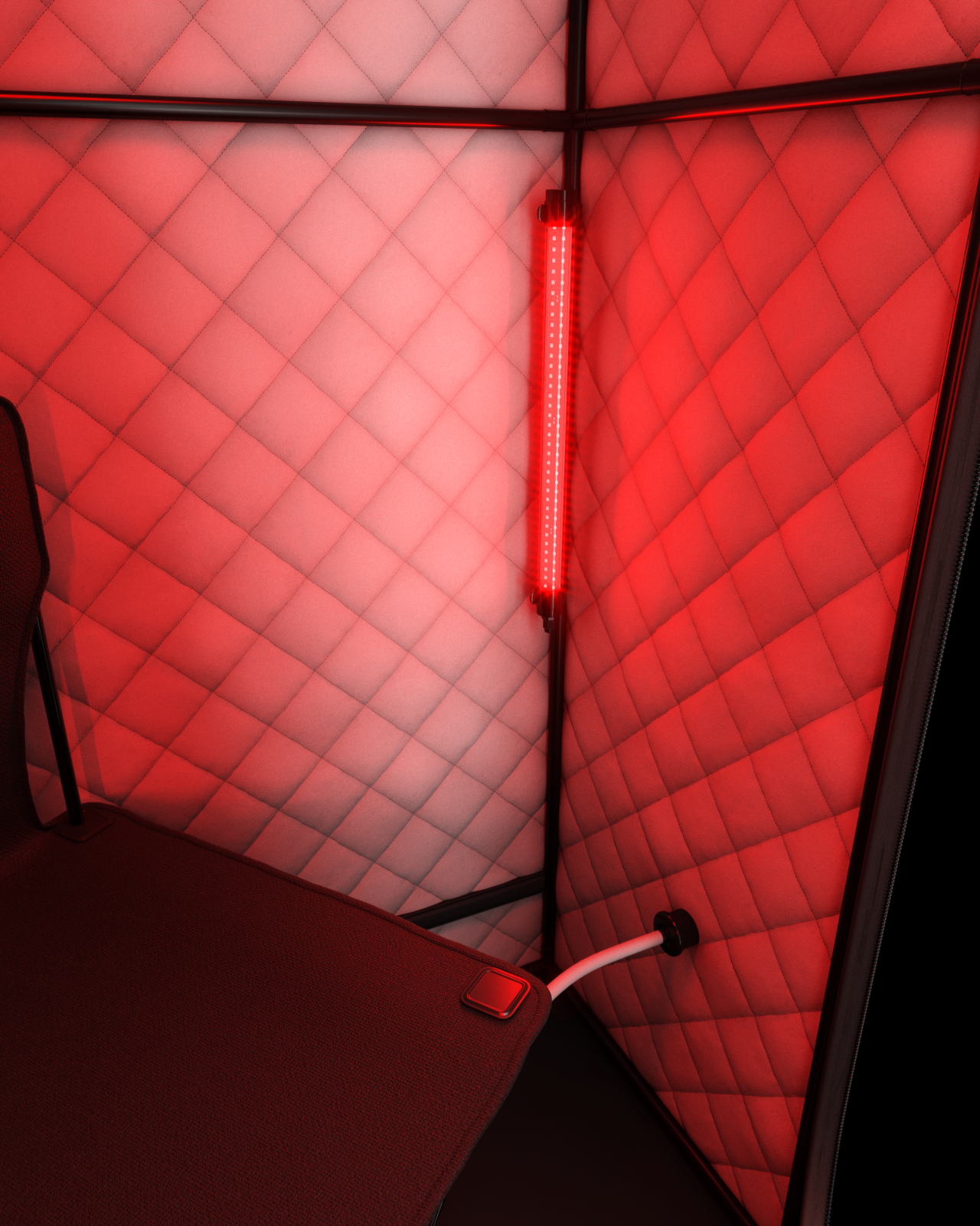 SaunaBox® SmartSteam Kit Pro With Red-Light Therapy