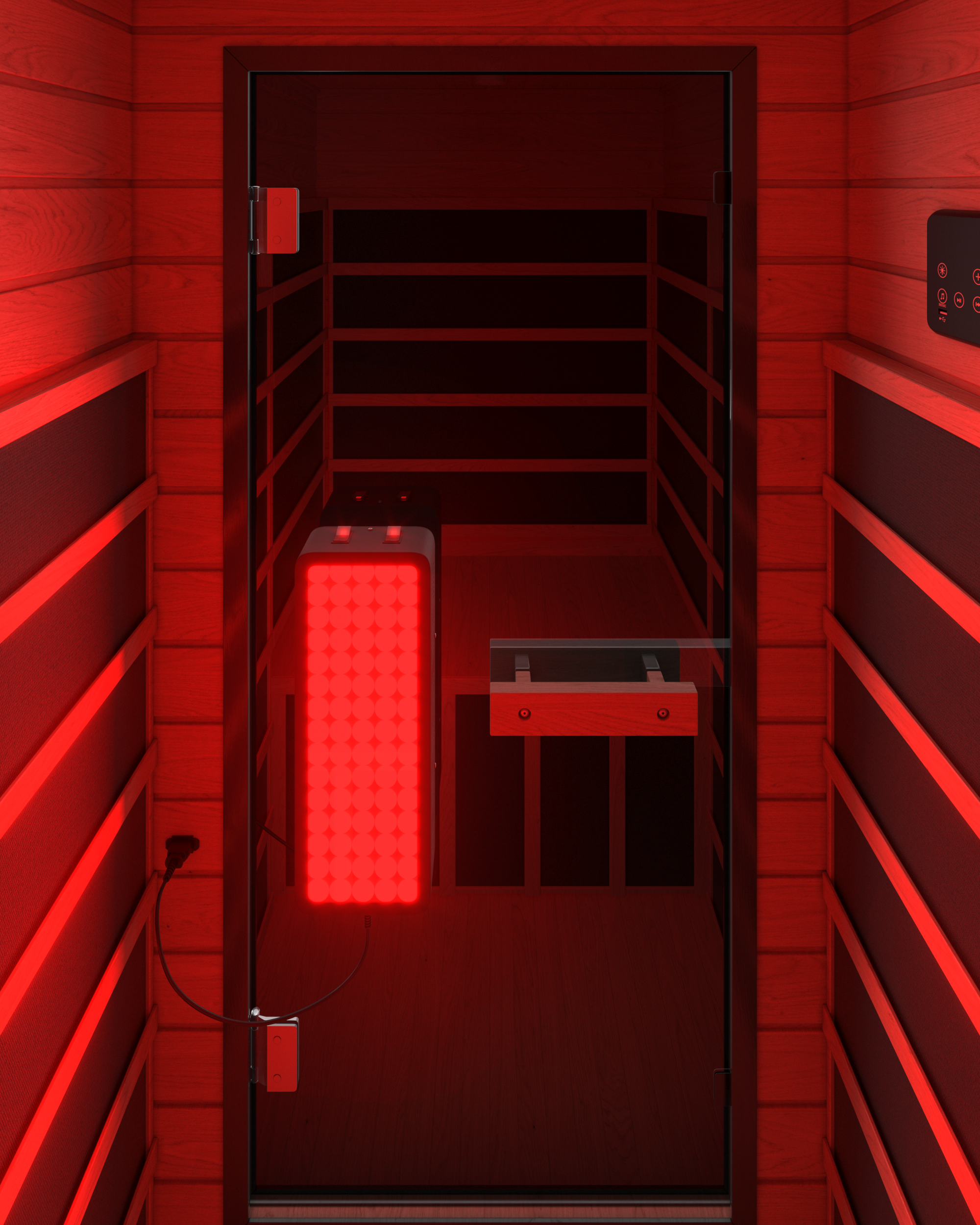 SaunaBox® Solara: Full Spectrum Infrared Sauna