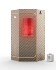 SaunaBox® SmartSteam Pro With Red-Light Therapy