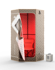 SaunaBox® SmartSteam Pro With Red-Light Therapy