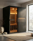 SaunaBox® Solara 2-Person: Full Spectrum Infrared Sauna
