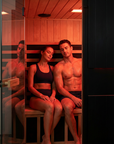 SaunaBox® Solara 2-Person: Full Spectrum Infrared Sauna