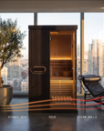 SaunaBox® Forge Indoor 1-Person: Traditional Finnish Sauna