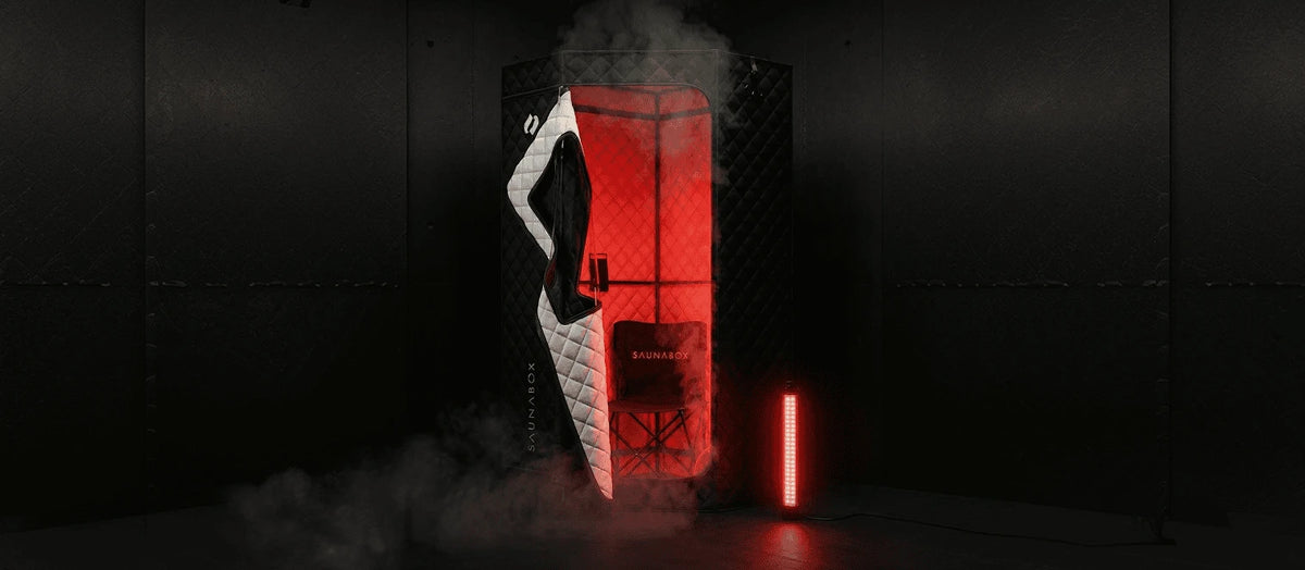 SaunaBox® SmartSteam Pro With Red-Light Therapy