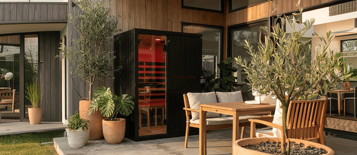 SaunaBox® Solara 2-Person: Full Spectrum Infrared Sauna