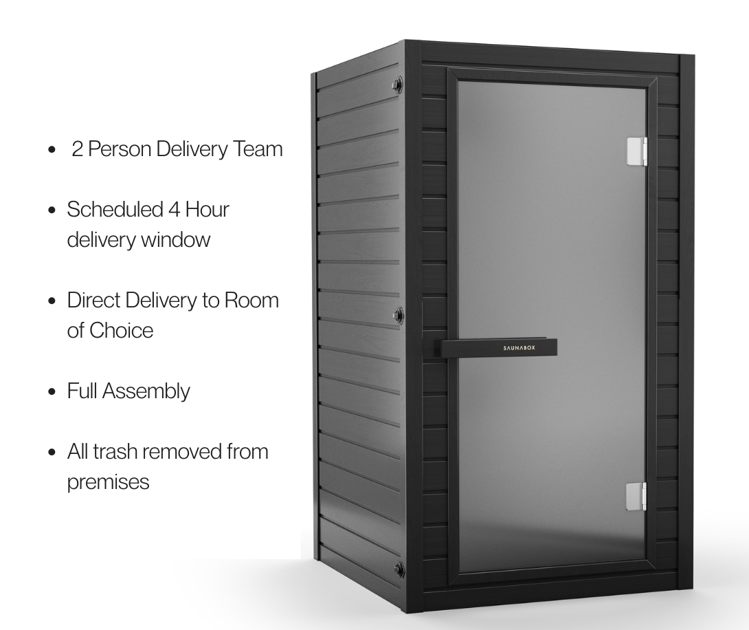 White Glove Delivery Upgrade – SAUNABOX