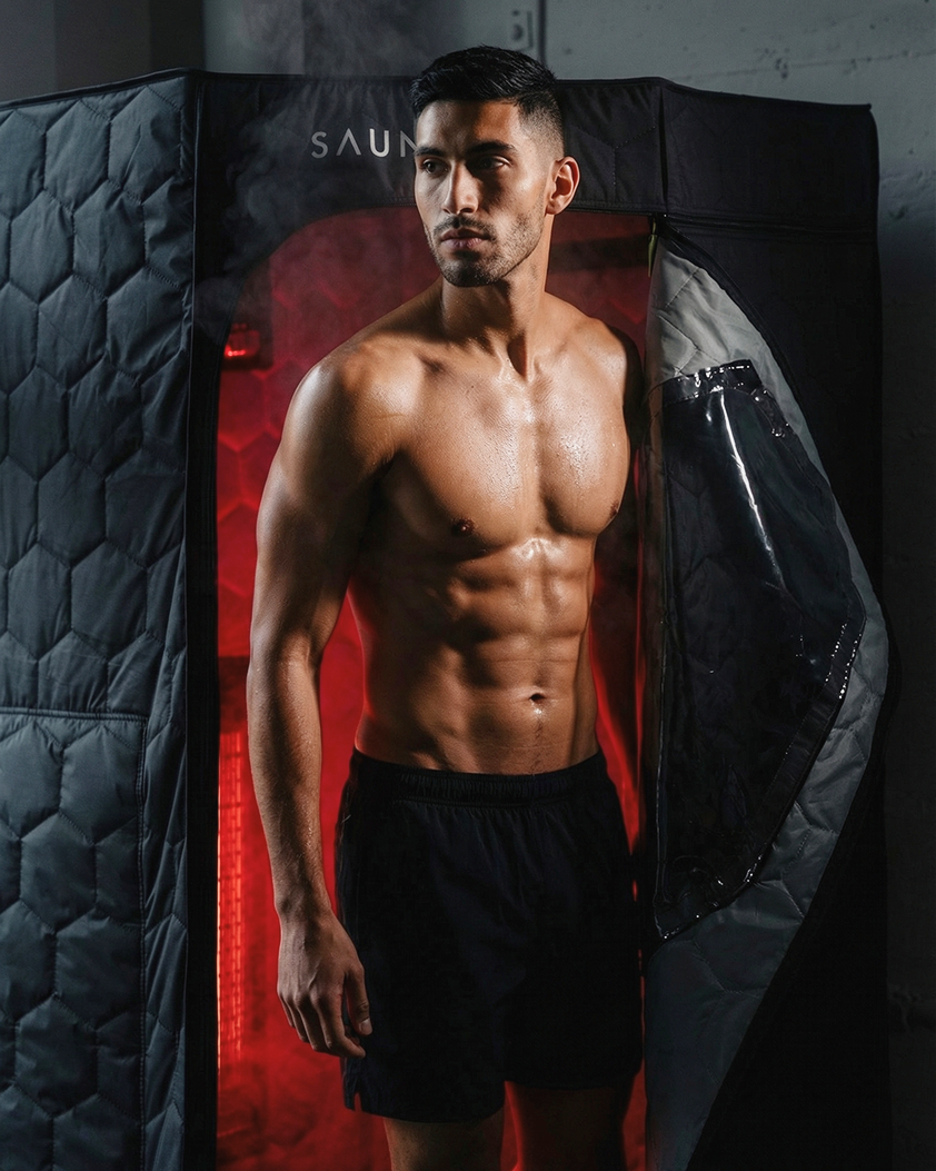 SaunaBox® Pulse PRO: Infrared Sauna with Red-light Therapy