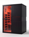 SaunaBox® Solara 2-Person: Full Spectrum Infrared Sauna