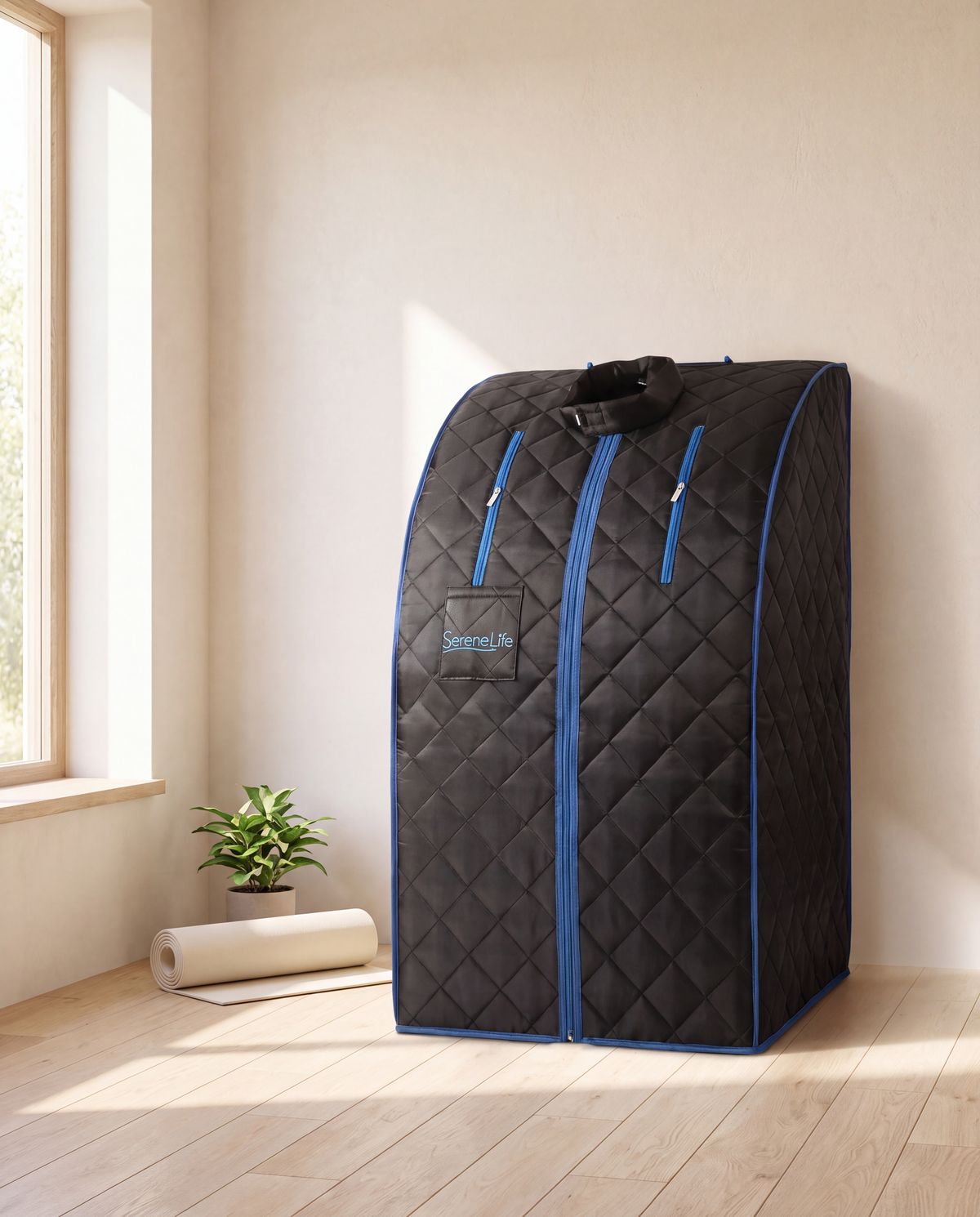 SereneLife Portable Infrared Sauna (SLISAU10BK)