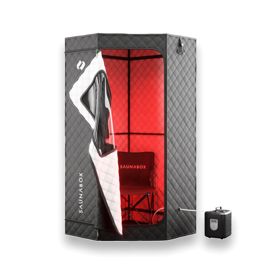 SaunaBox® SmartSteam Pro With Red-Light Therapy