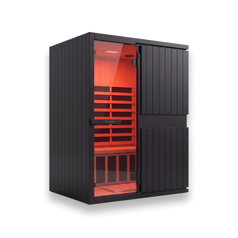 SaunaBox® Solara 2-Person: Full Spectrum Infrared Sauna