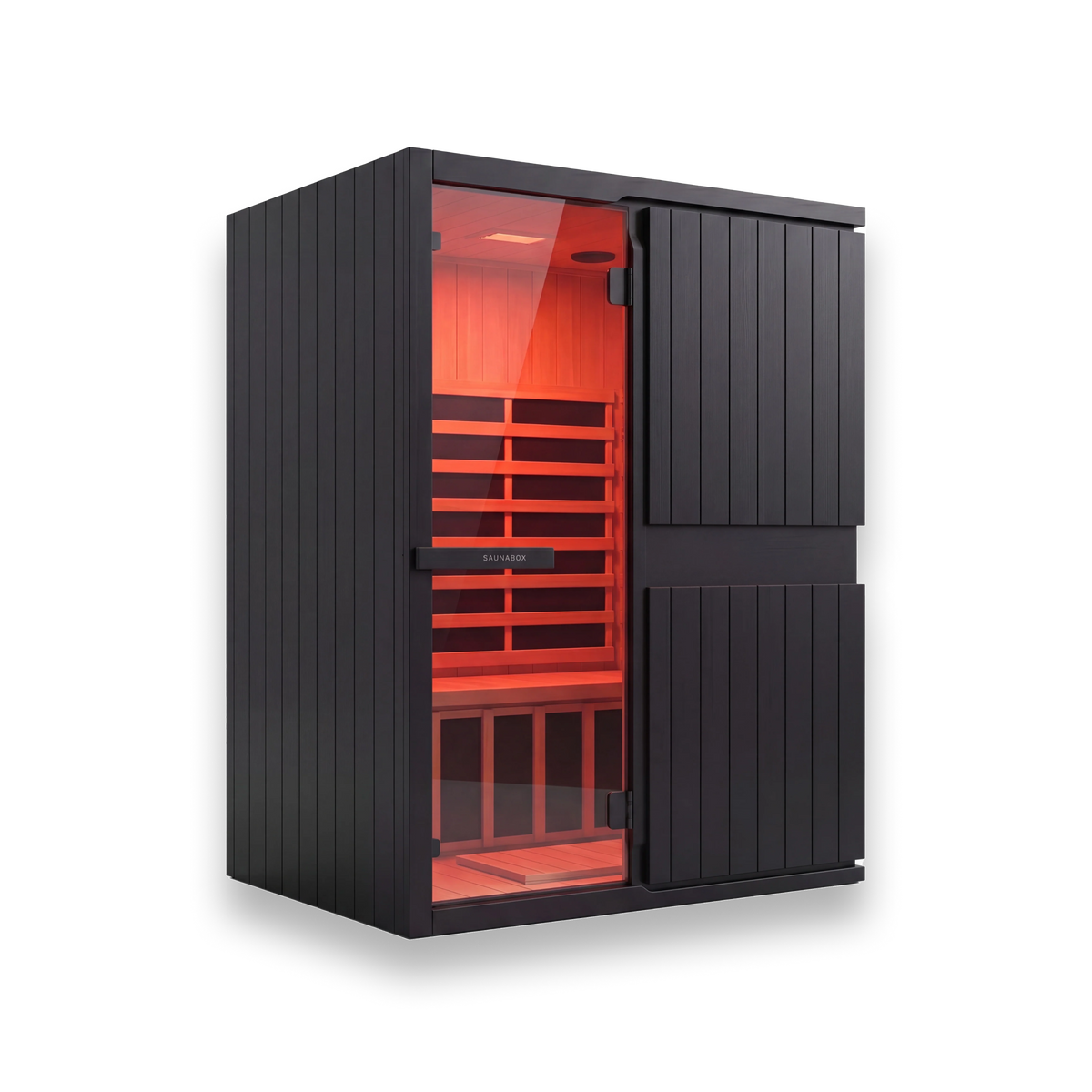 SaunaBox® Solara 2-Person: Full Spectrum Infrared Sauna