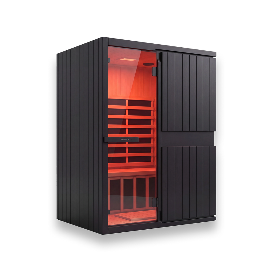 SaunaBox® Solara 2-Person: Full Spectrum Infrared Sauna